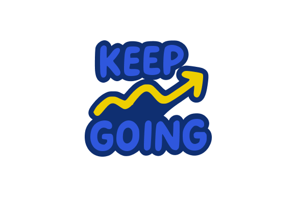 Dynamic Blue Keep Going
