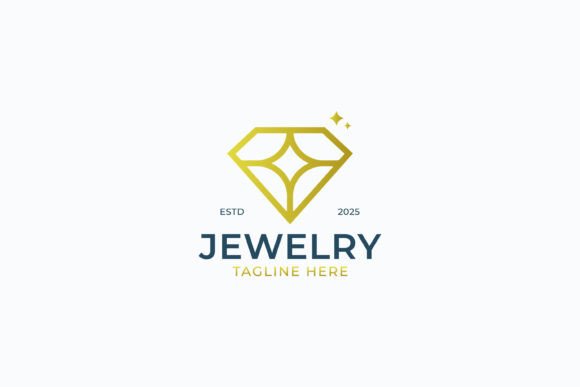 Elegant Golden Diamond Logo Luxury