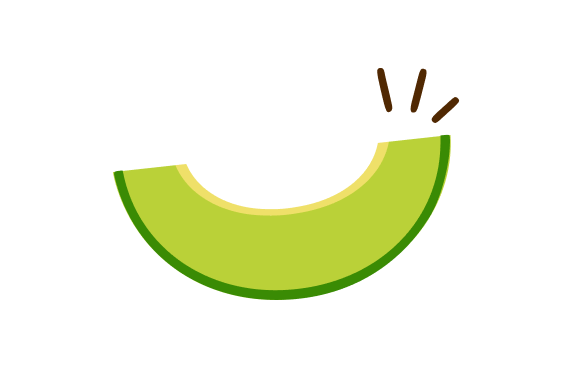 Green Melon Slice Clip Art: A Versatile Design Asset for Every Project