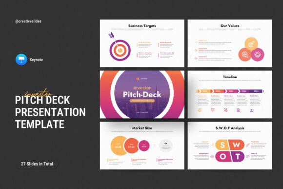 Investor Pitch-Deck Keynote Template: Elevate Your Business Presentation