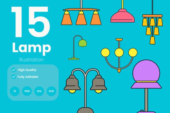 Lamp Icon Pack: Lighting Up Your Designs