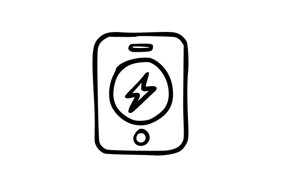 Mobile Phone with Lightning Bolt: A Symbol of Power and Innovation