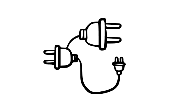 Power Plug with Electric Current: A Versatile Design Asset for Modern Creatives