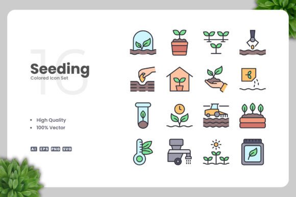 Seeding Colored Icons: A Versatile Design Solution for Modern Projects