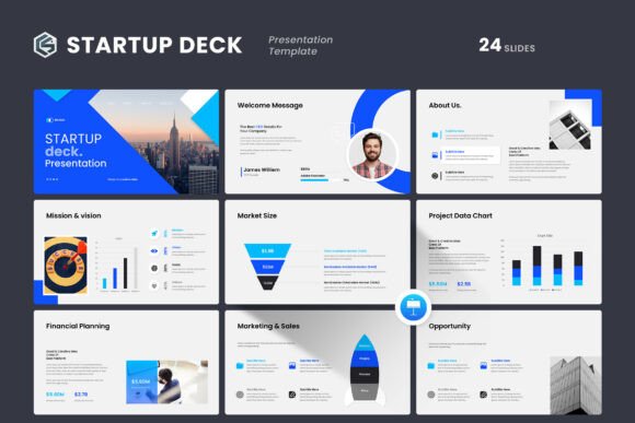 Startup Deck Keynote Template: A Modern Tool for Professional Presentations