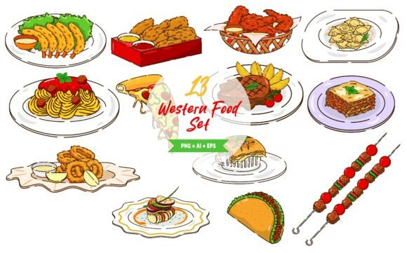 Western Food Set: A Visual Tool for Culinary Creativity